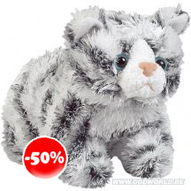 Snuffles Grey Tabby Cat Plush
