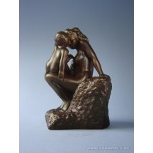 Auguste Rodin  Young Mother With Child   Statue