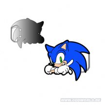 Sonic Crossed Arms Buckle With Belt 