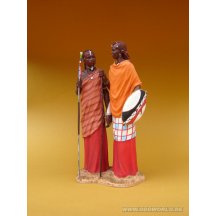 Maasai Hodari & Rafiki Beeld
