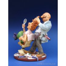 Profisti Comic Coiffeur Kapper Beeld