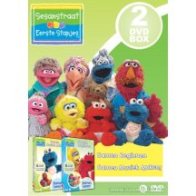 Sesamstraat eerste stapjes box DVD