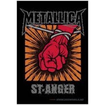 Metallica Anger Textiel Poster