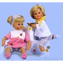 Schildkröt Peterle And Sister Poupée Set Of 2