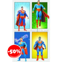 Superman Through The Ages Actie Figuur Boxed Gift Set Van 4