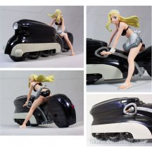 Salty Rei Rose & Bike (black) Pvc Beeld 1/20 Schaal