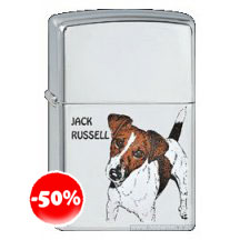 Zippo Aansteker Jack Russel Terrier Hond