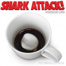 Shark Attack Haai Aanval Porceleinen Koffie Tas Beker Nerd Speeltje 