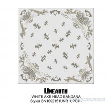 Unr Withe Bandana With Gray Print