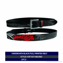 Underoath Black With Full Print Belt