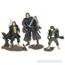 Lord Of The Rings Attack At Amon - Hen Boromir Pippin Merry Figuren Set