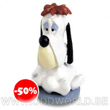 Tex Avery Droopy Handgeschilderd Pewter Beeld