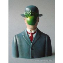 Magritte Le Fils De L'homme De Mensenzoon Beeld