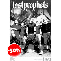 Lost Prophets Black And White Poster