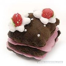 Chocolade Cake Taartje Pluche Honden Speeltje