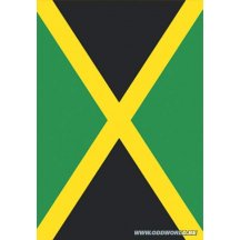 Nationaal Jamaica Vlag Textiel Poster Vlag