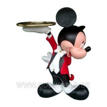 Disney Mickey Mouse Ober Butler Levensgroot Horeca Beeld